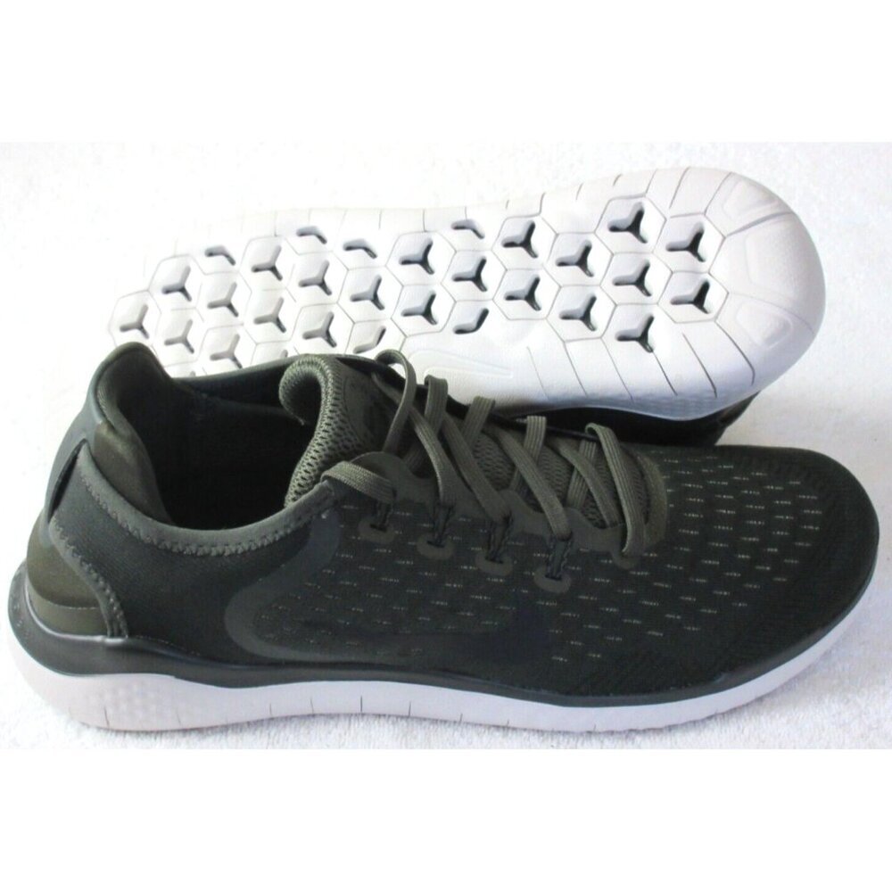Nike Men's Free RN 2018 Classic Running Training Shoes Green Black Sizes NIB - Picture 2 of 5